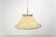 Scandinavian leather pendant light "Anna", Ateljé Lyktan, Sweden, 1970