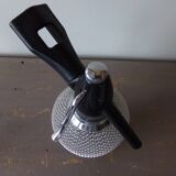 Siphon en verre et maille d'acier tressé - Fabriqué en Tchécoslovaquie