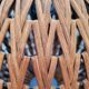 Vintage wicker pendant light