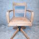 American architect's armchair in wood and cast iron from the 1930s