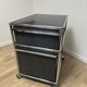 USM Haller wheeled cabinet in Anthracite Grey