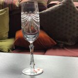 Crystal champagne flutes