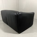 De Sede DS 47 dark brown neckleather 2-1/2 seats sofa