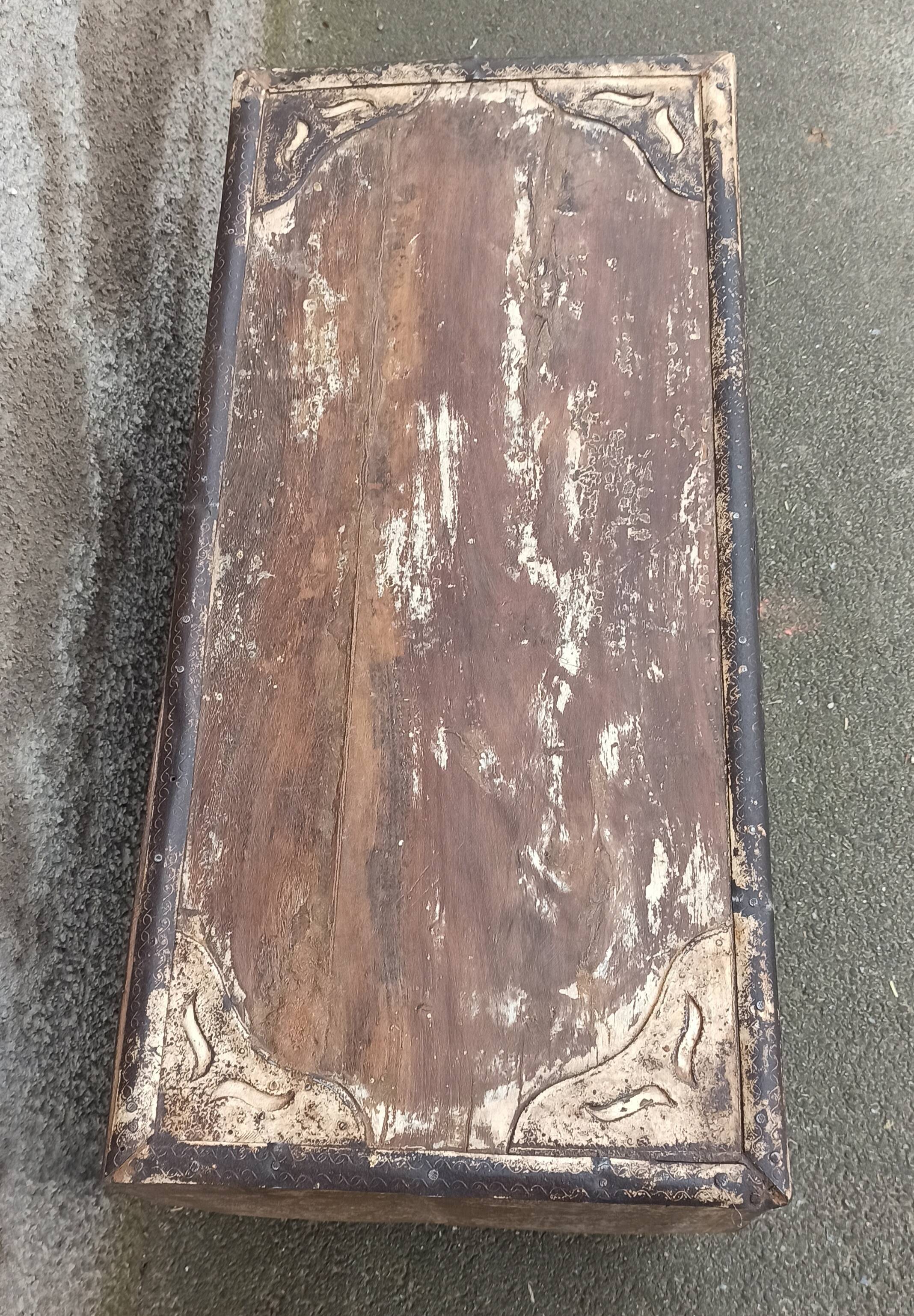 Small old chest with two drawers