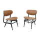 Paire de fauteuils année 50