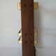 Vintage wooden and brass umbrella holder