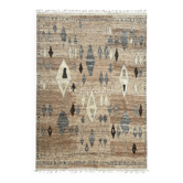 Tapis marocain moderne fait à la main. 100 % laine naturelle. Options personnalisées disponibles.