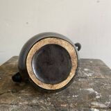 Design black vase with ears