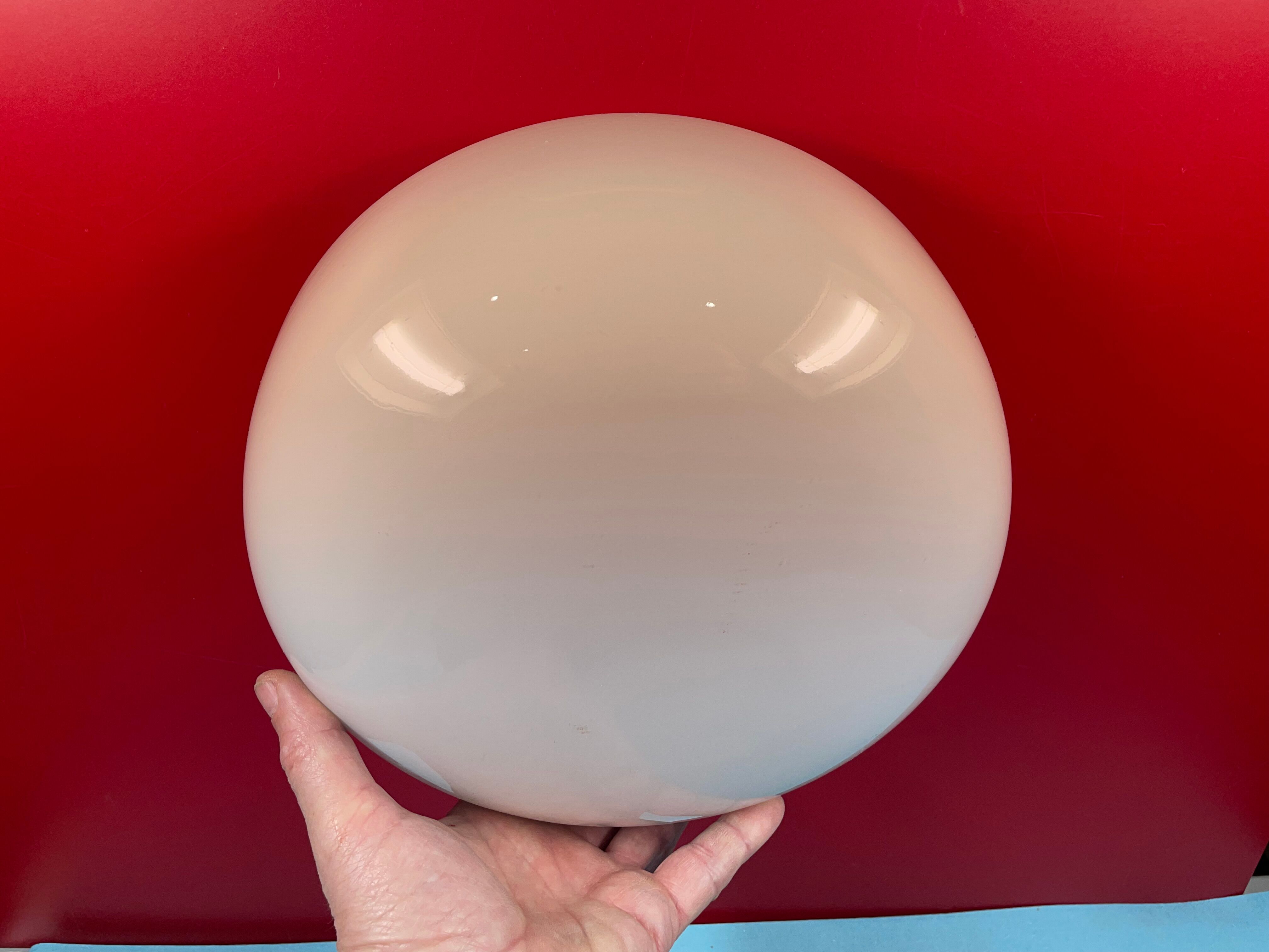 Old globe ceiling lamp 24 cm diameter h 9 cm