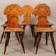 5 kitchen chairs from the late XIXth early XXth Ranka
