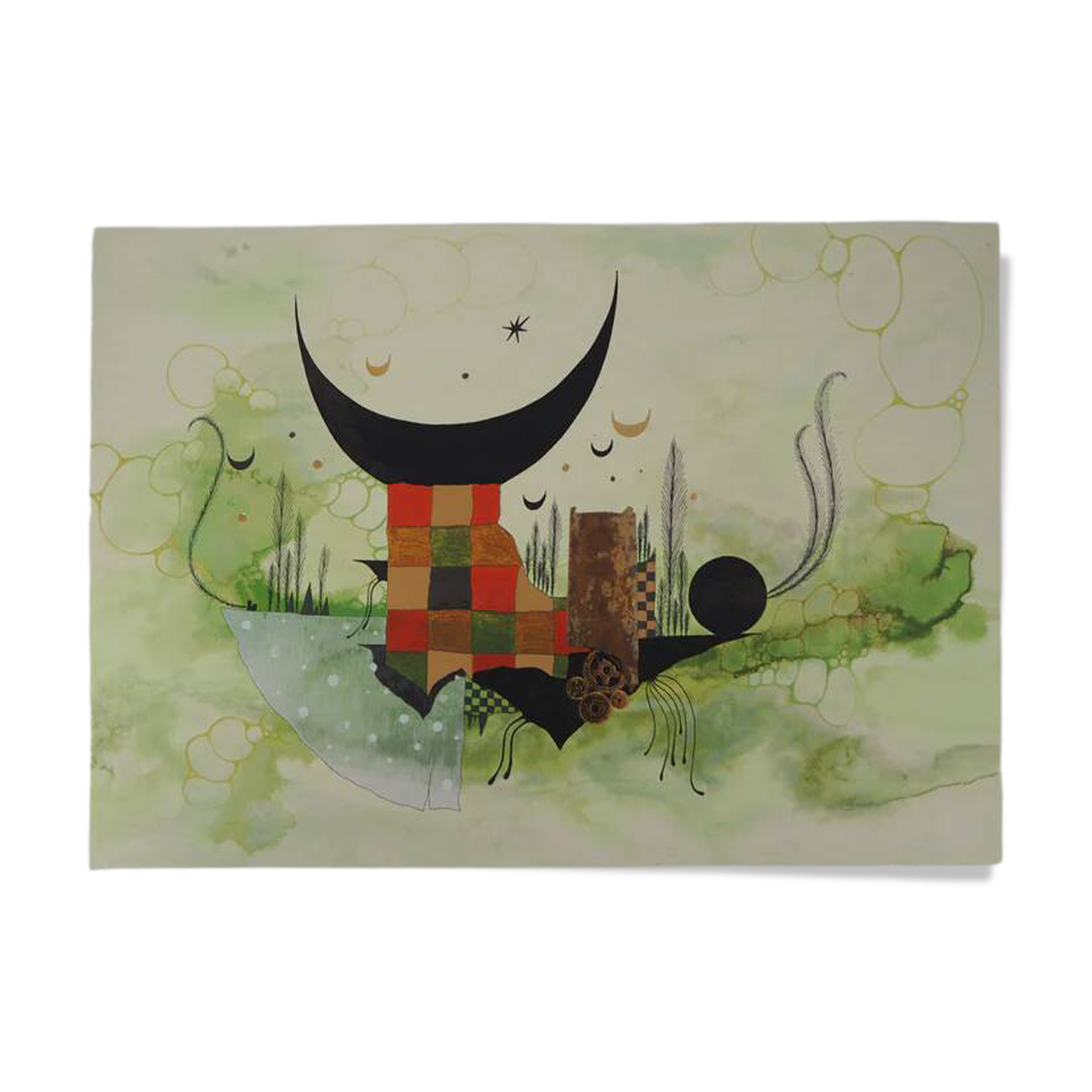 Roland CUCEJ: Triumph of the Moon, original signed lithograph