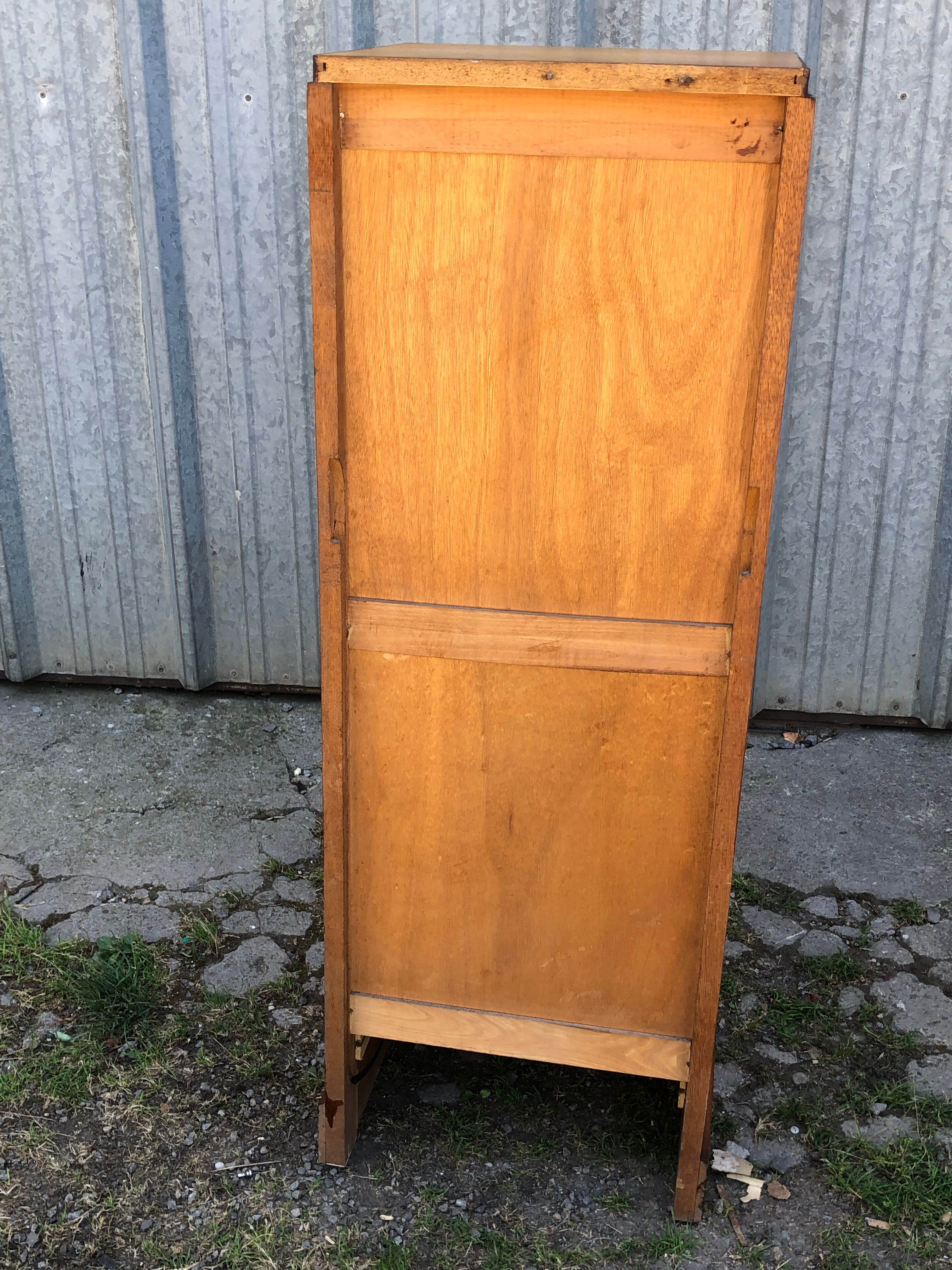 Oak binder art deco era 1940 / 1950