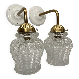 Paire d’appliques murales vintage