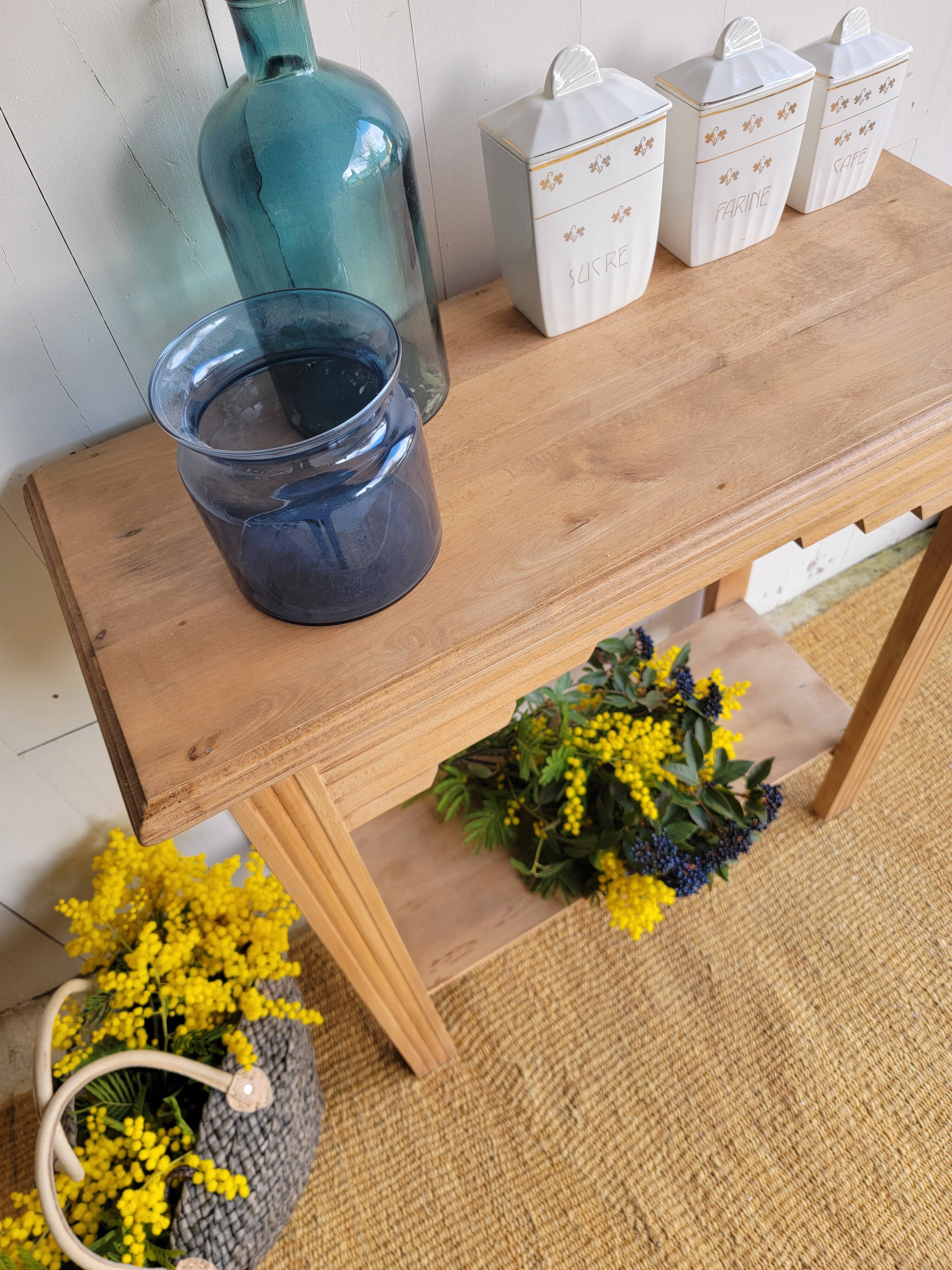 Old wooden console – Art Deco style