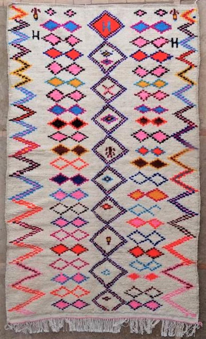 Authentic moroccan berber carpet azilal 240x145 cm