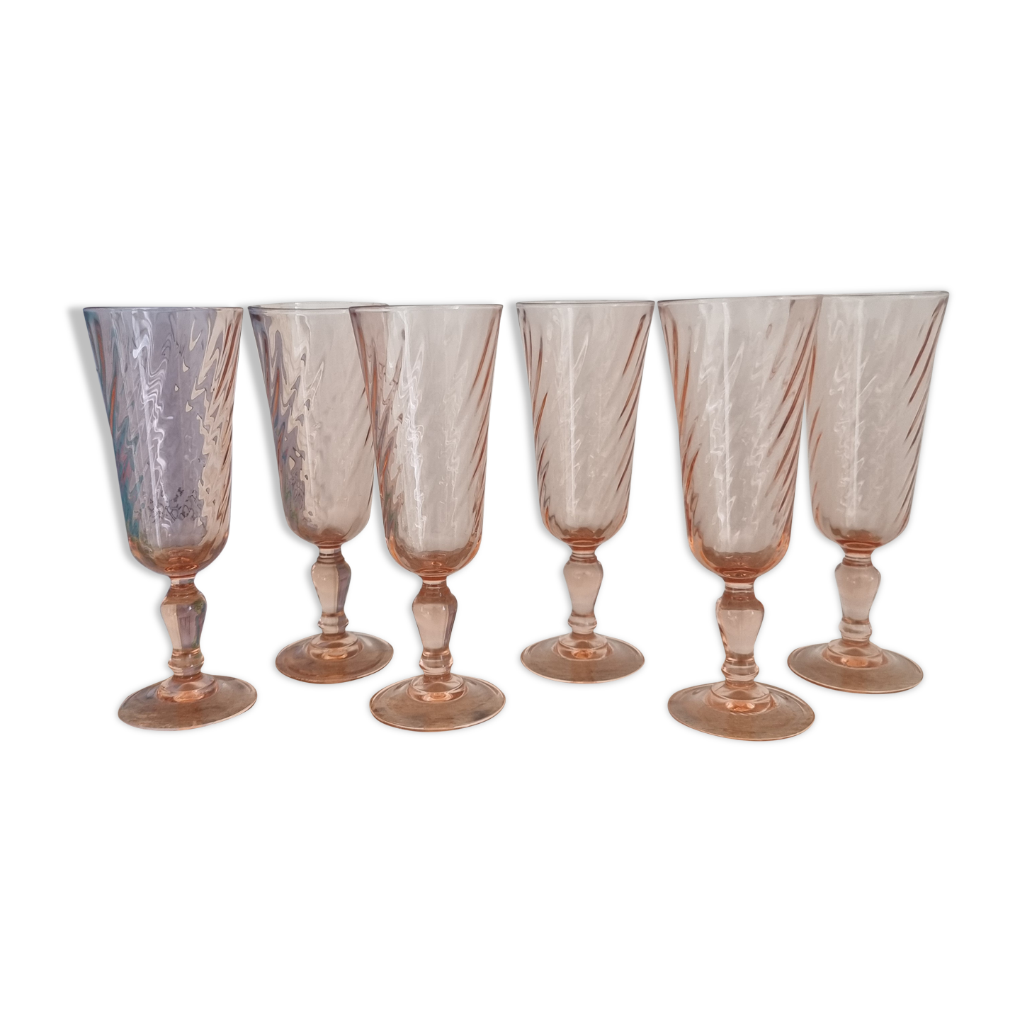 Rosaline champagne flutes