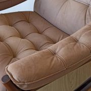 Genega Møbler leather armchair, Denmark, 1960s.