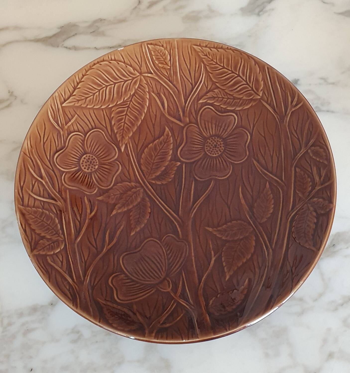 Sarreguemines hollow dish