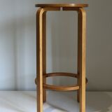 Scandinavian wooden top stool