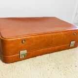 Vintage leather suitcase