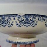 Old salad bowl Boulenger Choisy Le Roi earthenware art Moustiers