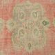 6x8 Peach Red & Yellow Vintage Rug,  181x260Cm