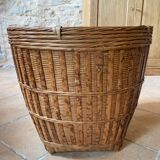 Rattan and wicker basket