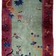 Antique chinese carpet art deco handmade 79cm x 134cm 1920s