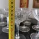 12 coupes cristal gravé vintage
