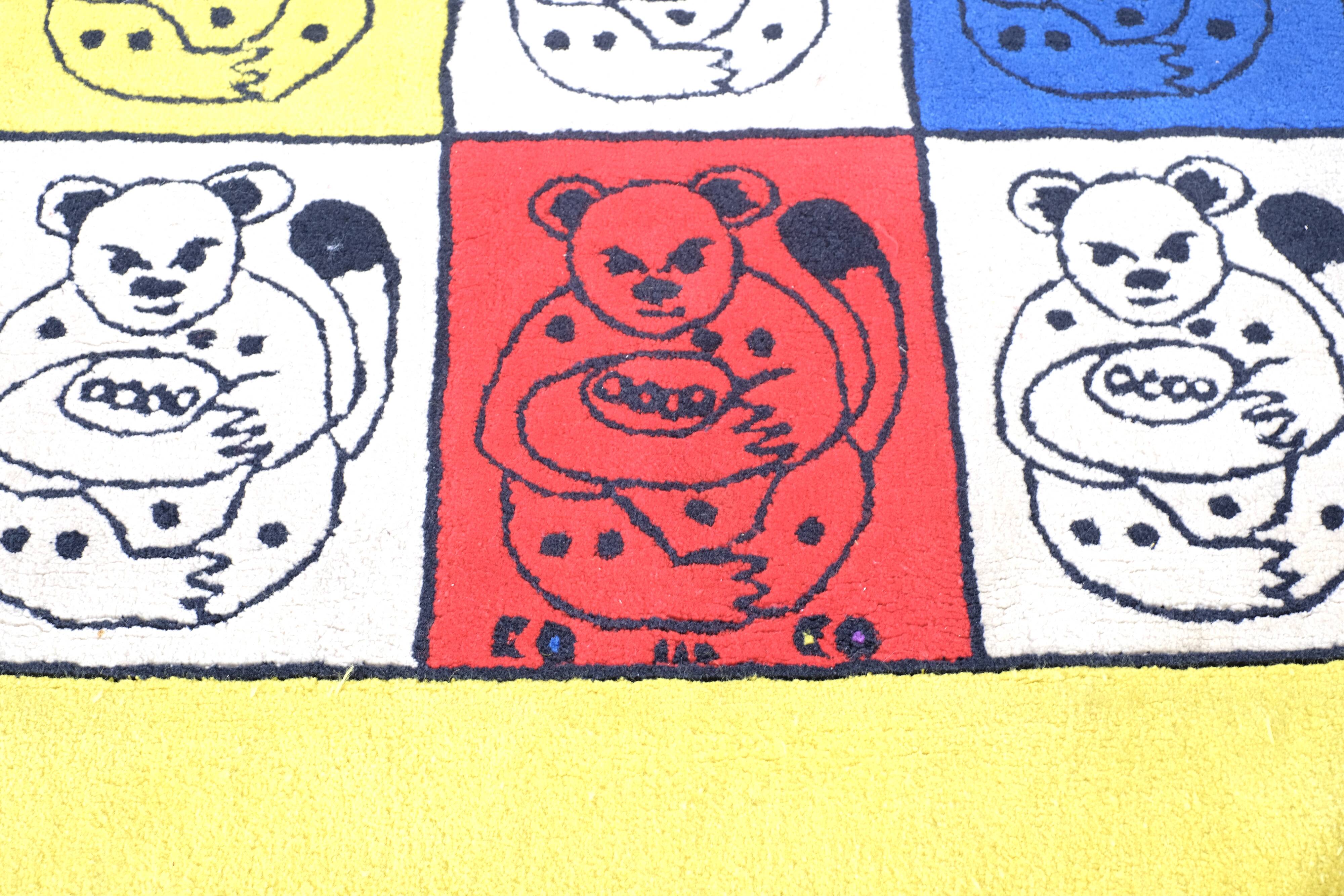 Large rug by Jean Charles de Castelbajac for Ko & Co - 1970s