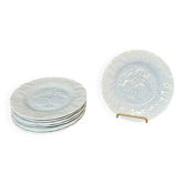 Ceramic Dessert Plate Barbotines Crazed Strawberries Sarreguemines