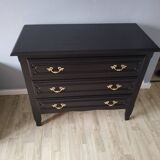 Restored chest in black