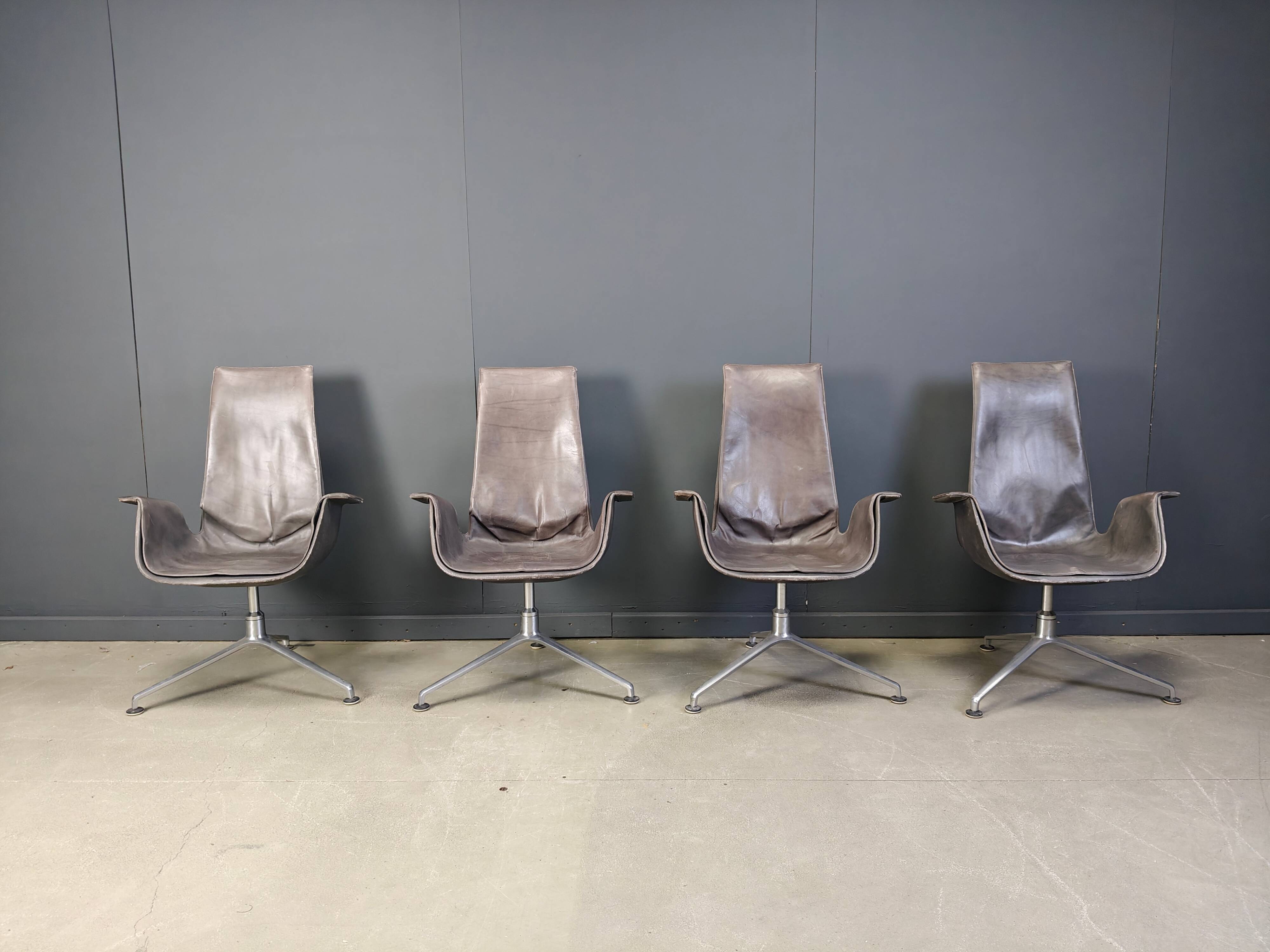 Fk 6725 chairs by Preben Fabricius & Jørgen Kastholm for Walter Knoll