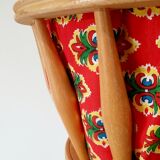 Vintage sewing basket worker