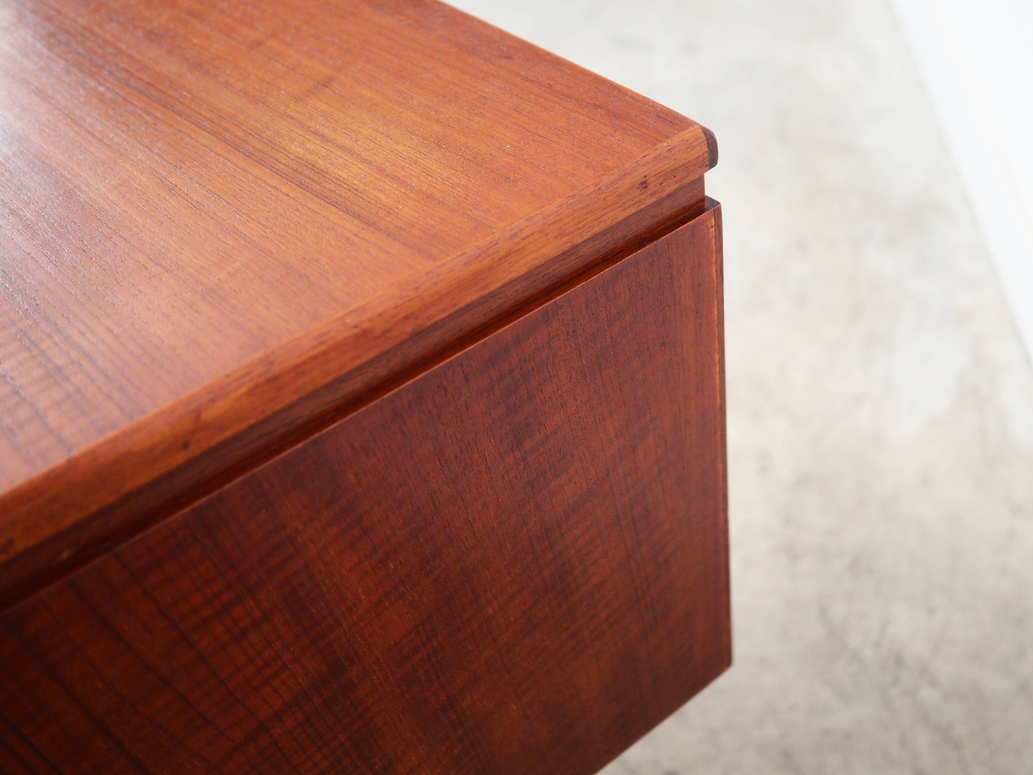 Teak desk, Danish design, 1970s, manufactured by AP Møbler Svenstrup