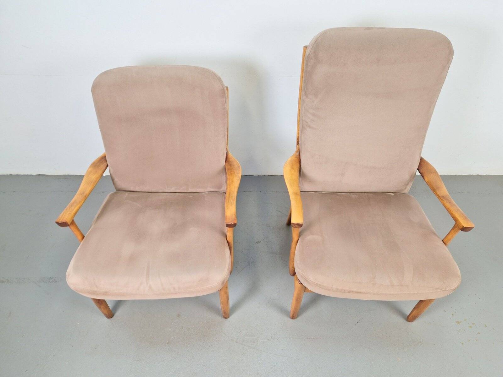Fauteuils en hêtre vintage de Farstrup Møbler, années 1970, ensemble de 2