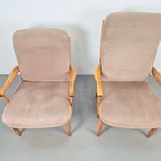 Fauteuils en hêtre vintage de Farstrup Møbler, années 1970, ensemble de 2