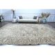 1960s Vintage Persian Handmade Wool Cotton Light Brown Area Rug 283x374