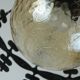 1970s Amber Glass Pendant Light with Iron Frame - 2 Available
