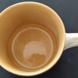Stoneware mug, Cows decor.