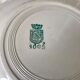 Set of 4 flat plates Terre de Fer Saint-Amand XIXth