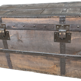 Coffre de voyage en bois
