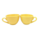 Set of 2 mustard yellow ceramic mugs