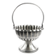 Art Nouveau sugar bowl, pewter or silver-plated metal, Sweden, early 20th century