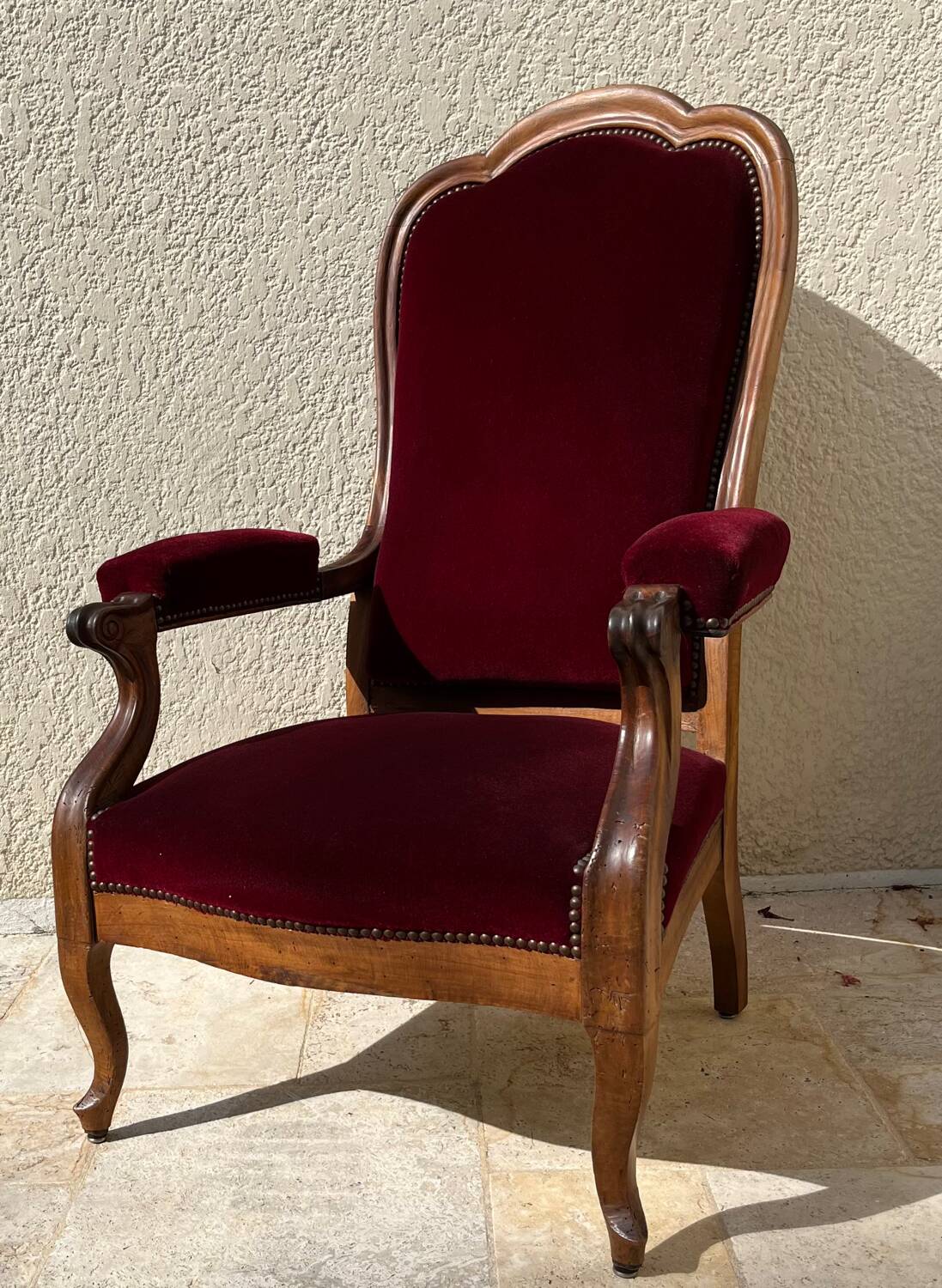Antique Voltaire armchair