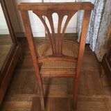 Art nouveau chair in wood