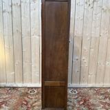 Vitrine - Bibliotheque étroite de style Louis XV en noyer