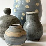 Set of 2 handmade ceramic vases