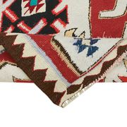 Tapis kilim vintage herki tissé à la main en Turquie 96 cm x 332 cm