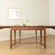 Art Nouveau dining table made of solid oak, Germany, 1910s